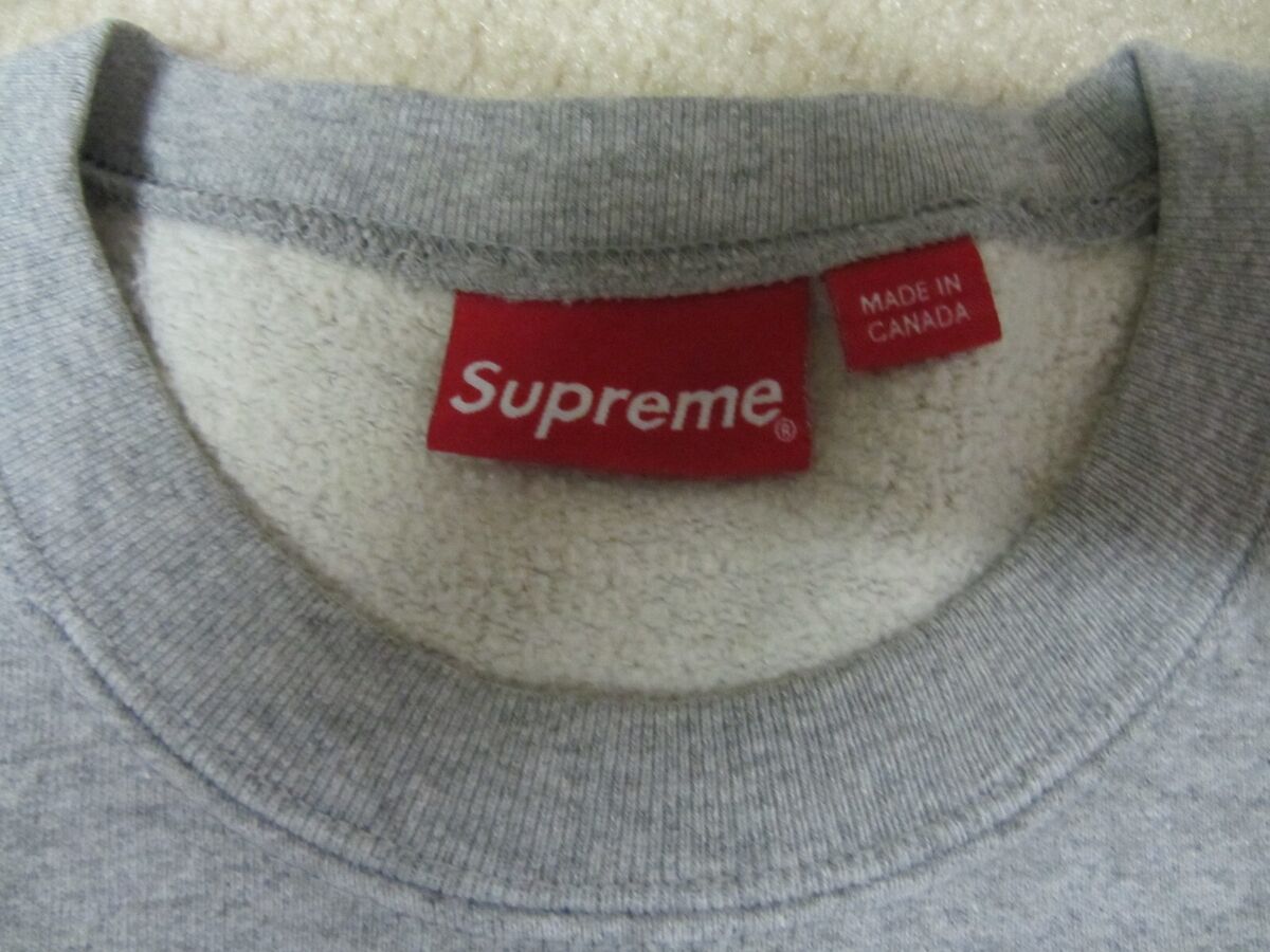 Supreme Kanji Crewneck Heather Grey Size L | eBay Supreme Kanji Crewneck Heather Grey Size L | eBay