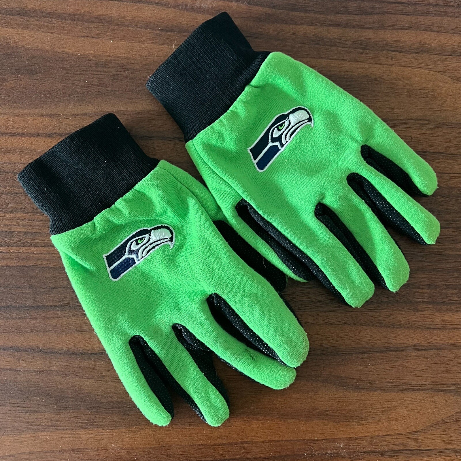 Seattle Seahawks Winter Gloves Neon Green NFL Football Men’s One Size