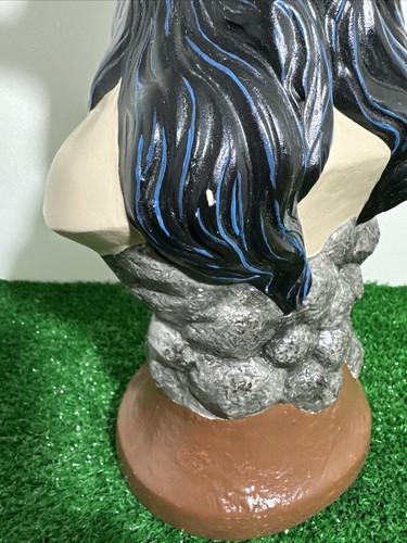 Vintage Native American Woman Ceramic Terracotta Hand Painted Figurine 12 1/2” - Picture 9 of 10