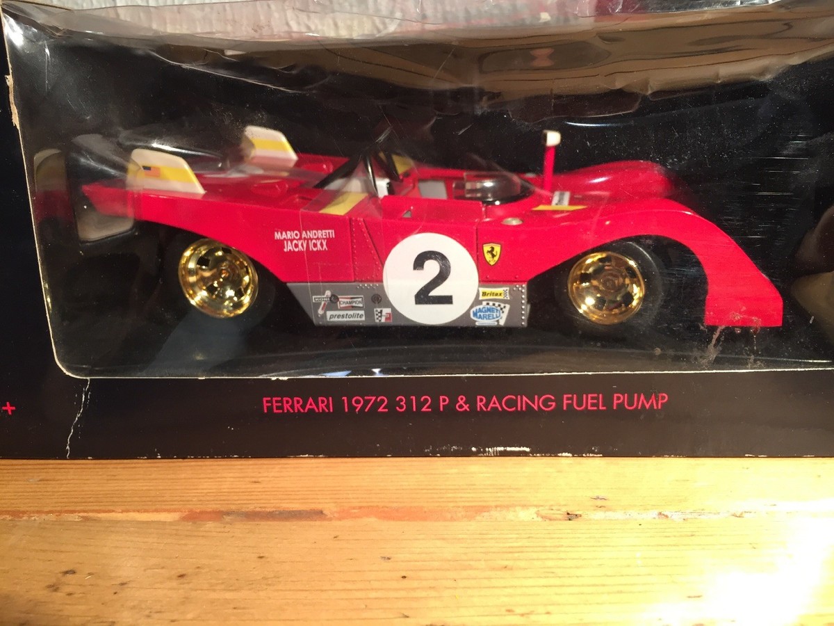 COLLEZIONE CLASSICO 1972 FERRARI 312P WITH SHELL FUEL PUMP SCALE 1