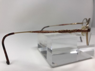 Members Mark Eyeglasses 224 47-20-140 Gold/Tortoise Oval V613 | eBay