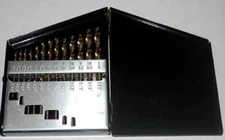 13 Pc. Drill America 1/16-1/4 x 64th M42-8% Cobalt Jobber Drill Set w/Huot Index