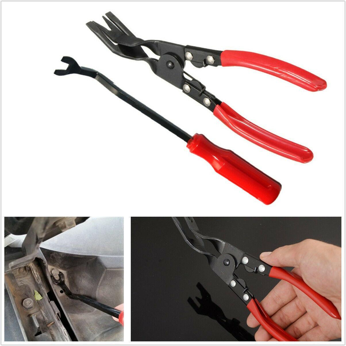 Car Door Card Panel Trim Clip Removal Uphostery Pry Bar Kit 2 X Professional DIY eBay