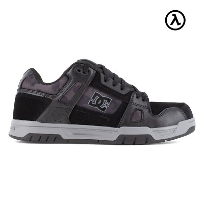 DC STAG MEN'S BLACK/GRAY WORK SHOE BOOTS DC60501 - ALL SIZES - NEW