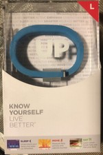 Jawbone UP Large Size Wristband BLUE FITNESS BRACELET Sleep Tracker 
