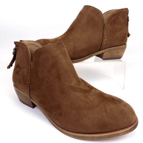 Journee Collection RIMI Women's Heel Ankle Booties Size 6.5 M, Brown, NEW  9119 | eBay