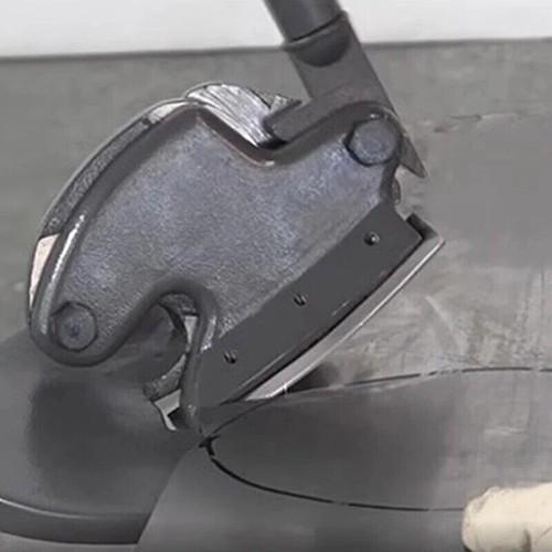 Tischausführung Blechschere MMS-4 2,0 mm Stahlplatte gebogene Klinge - Bild 6 von 6