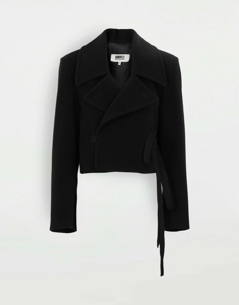 MM6 Maison Margiela Kids logo-embroidered vest - Black