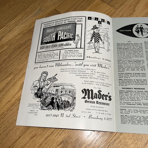 1958 - LET'S SEE MILWAUKEE Travel Guide THE WORLD'S FASTEST SAILBOATS - Imagen 2 de 13