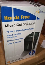 Royal Sovereign AFX-908N- Auto Feed Micro-cut 75 sheet Shredder