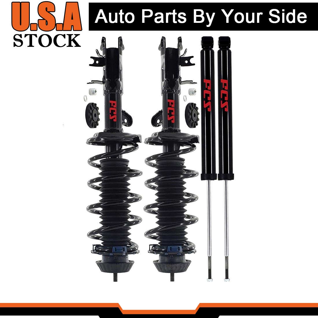 OE Front Struts & Rear Shocks For 2016-2022 Honda HR-V 1.8L 4X4_