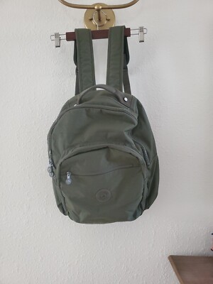 Kipling Seoul Backpack Jaded Green School Bag Travel $124 NWOT
