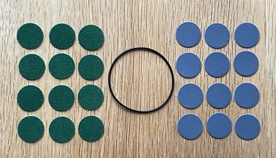 12+12 Reinigungsscheiben + 1 Ersatzriemen Fleischmann  HO 5568 Schienenreiniger