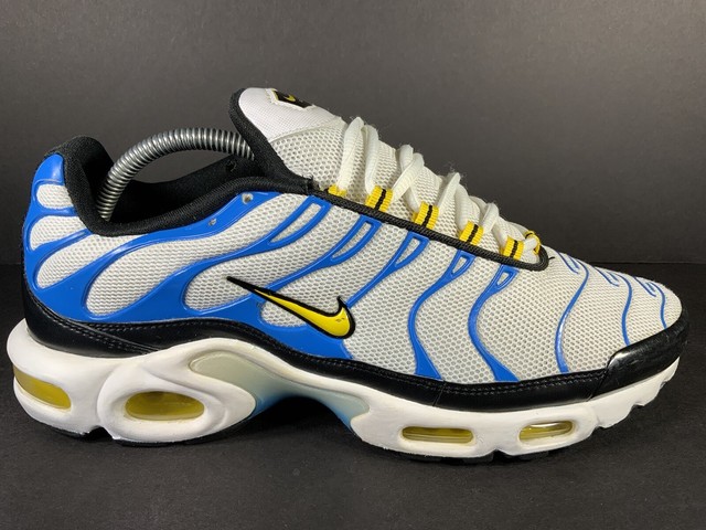 Size 11 - Nike Air Max Plus White Yellow Blue for sale online | eBay