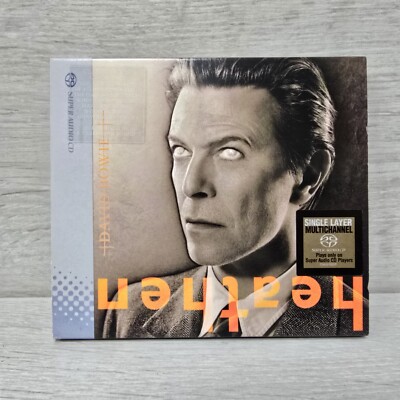DAVID BOWIE SUPER AUDIO CD SACD HEATHEN - 2002 Complete With Slipcase Rare EX