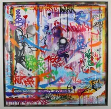 PSYCKOZE 156 Original Signed + Sticker banksy,shepard fairey,martin whatson