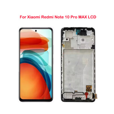 AMOLED For Xiaomi Redmi Note 10 Pro MAX LCD Display Touch Screen Digitizer W/Fr