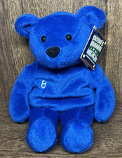 NEW Salvino's Bammers Michael Barrett 8 Plush Bear Harrisburg Senators