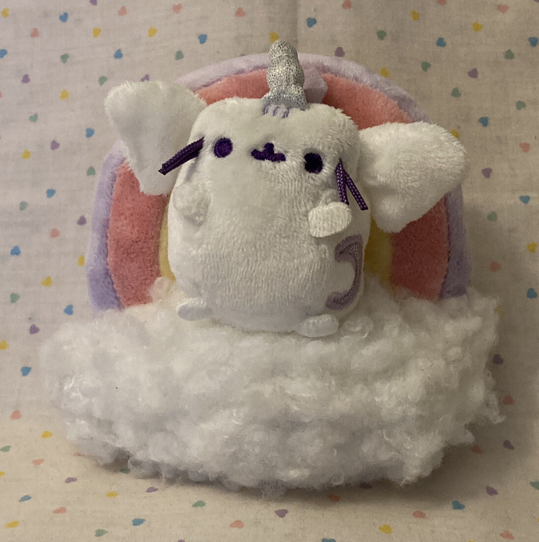 GUNDPusheentheCatプシーンキャットプシニコーン Gund 2019 Pusheen Pusheenicorn Kitty Cat Rainbow Cloud Stuffed