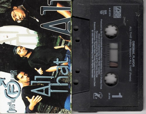 Original Flavor All That 1993 Cassette Tape Single Hiphop Dame Dash Roc A Fella - 第 1/2 張圖片