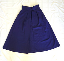 Christian Dior Separates Vintage Purple Wool Skirt A-line S 4-6 Formal Casual