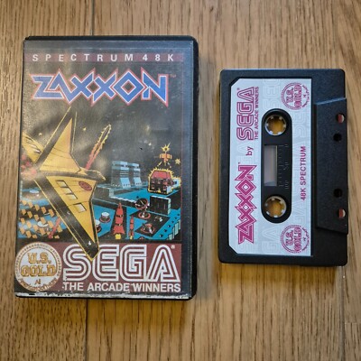 Sinclair ZX Spectrum Zaxxon von US Gold Computerspiel getestet & funktionsfähig