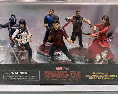 Marvel SHANG-CHI Legend Of The Ten Rings 6pc Cake Topper / Figurine Set Disney
