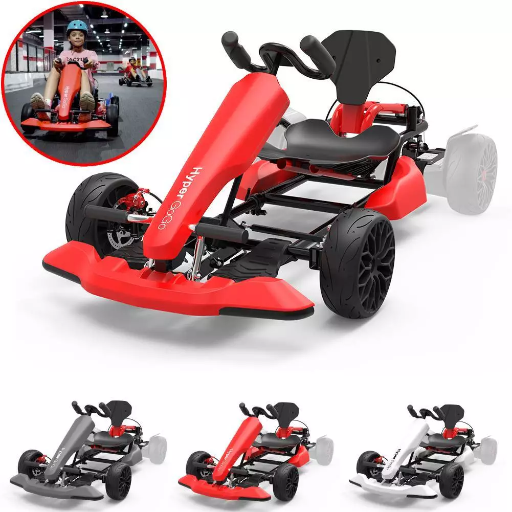 HYPER GOGO Electric GoKart Outdoor Race Pedal Off Road Go Kart for