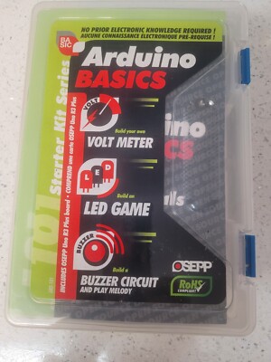 Osepp Arduino Basic 101 Starter Kit UNO R3 plus board (Brand New)