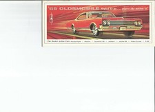 1965 Oldsmobile Sales Brochure W 98 88 Starfire Cutlass 442 F-85 1965 Oldsmobile Sales Brochure W 98 88 Starfire Cutlass 442 F-85