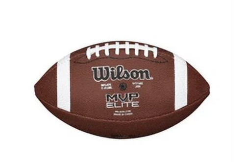 Wilson Mvp Elite Junior Size Double Lace Leather Composite Football Wtf1463 Ncaa - Picture 3 of 3