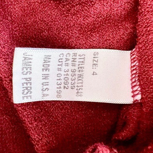 Standard James Perse 4 XL Burgundy Red Bateau Cowl Neck Long Sleeve Sweater Top - Picture 5 of 7