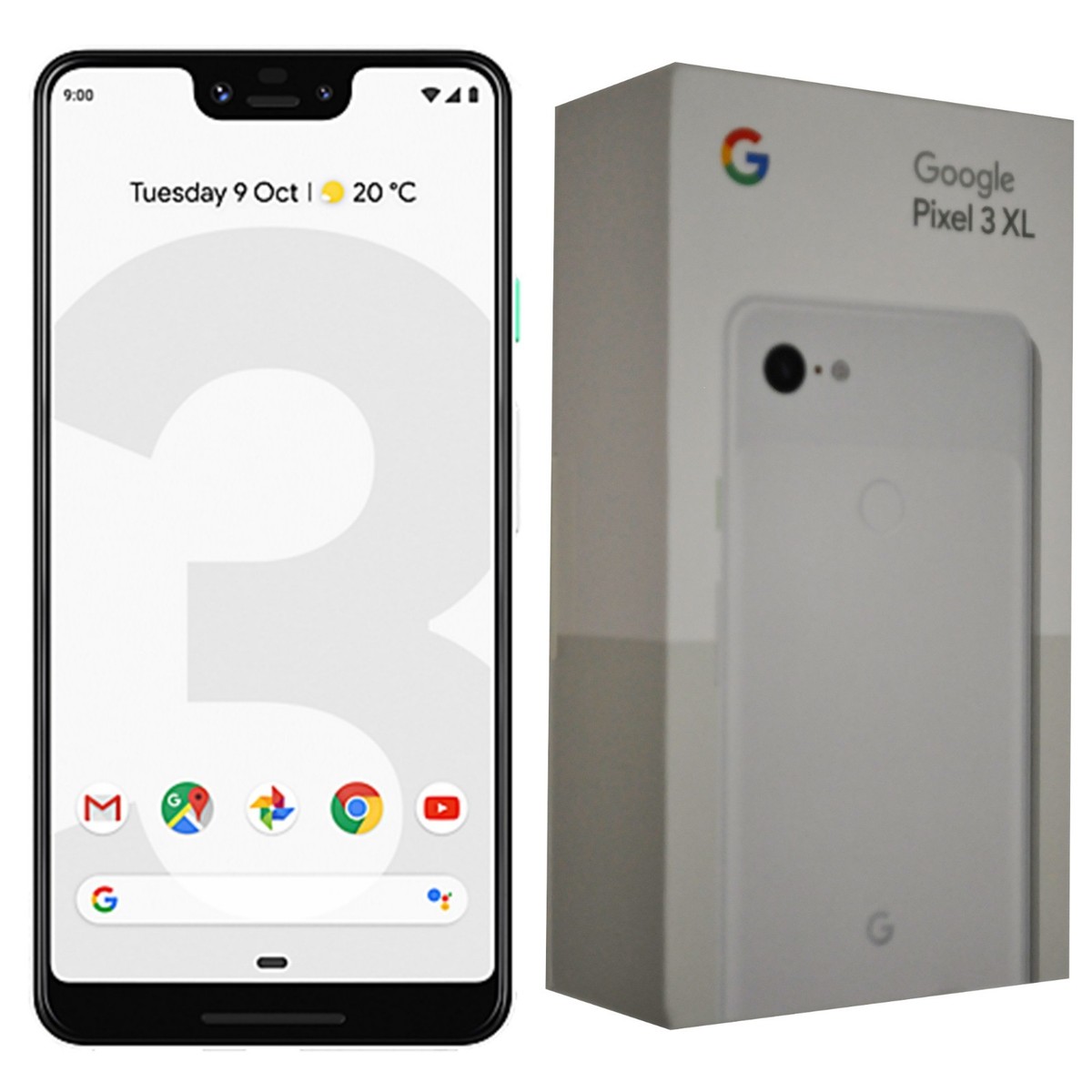 Google Pixel 3XL ホワイト Google Pixel 3 XL 64GB Unlocked GSM & CDMA 4G LTE Android