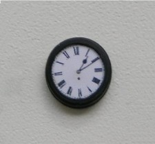 OO GAUGE STATION TOWN CLOCK SINGLE FACED FOR HORNBY MODEL RAILWAY LAYOUT 00
