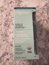 Cliganic Organic Castor Oil 100 Pure  Eyelash Kit For Eyelashes, Eyebrow, Skin
