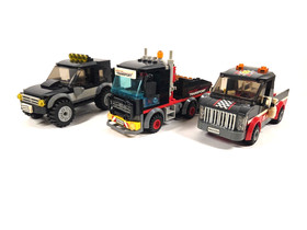 LEGO City Racing Bike Transporter, Heavy Cargo, & SUV: 60084, 60183, & 60058, 5+