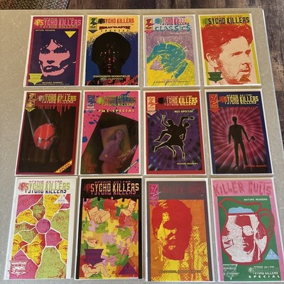 Lot of 10 Psycho Killers Comic Zone Richard Ramirez Vampire + 2 Killer Cults