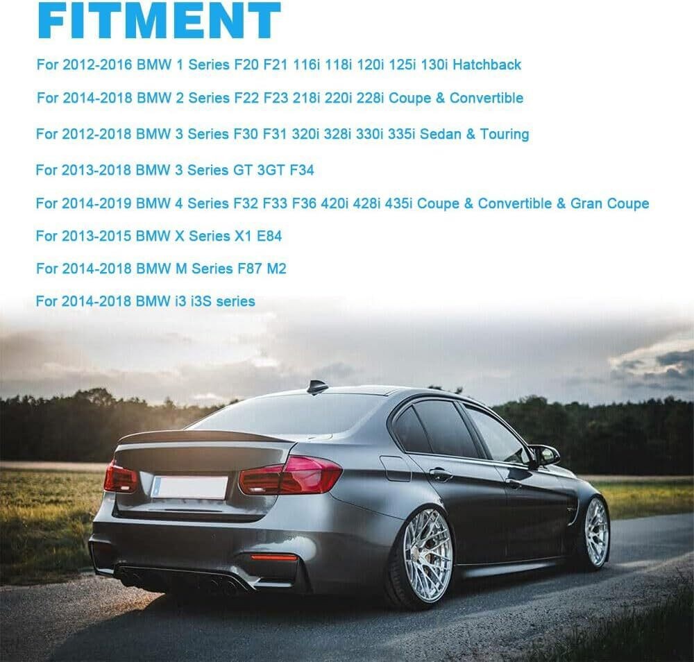 Carbon Fiber Side Mirror Cover Caps L+R for BMW 3 Series F30 F31 F20 320i 328i