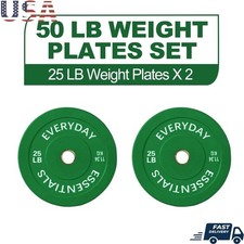 Olympic Bumper Plates High Density Rubber Weight Plates Sets Pairs Fitness Gym