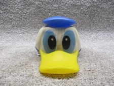 Vintage Disney Donald Duck Hat Cap Fitted Kids One Size Novelty 3D Mesh 90s