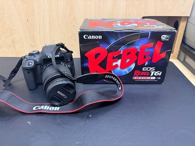 Canon EOS Rebel T6i DSLR Camera with EFS 18-55mm Lens