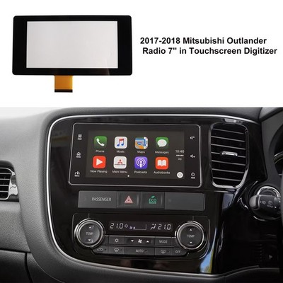 ERSATZ 2017-2018 Mitsubishi Outlander Radio-Display 7'' TOUCHSCREEN-Digitizer OEM