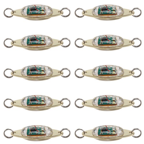 10 StüCk LED Angeln KöDer Angeln Unterwasser Blinker Bass Heilbutt F8363