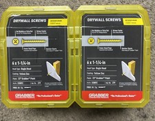 Grabber #6 x 1-1/4 di pollice Vite oro Philips testa di bugle (2 confezioni da app.279 pezzi)