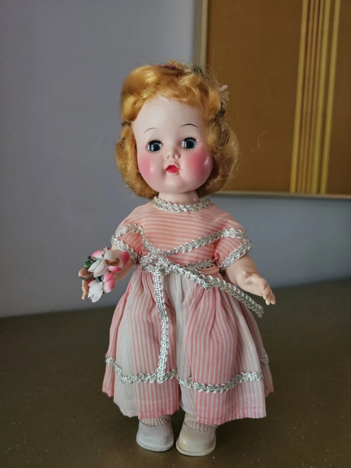 Muñeca Little Miss Addie Big Pay Off Show Block Doll Co años 50 color alto Foto 2 de 4