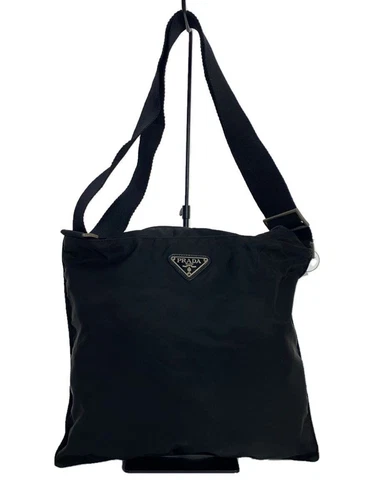 SAC BANDOULIÈRE PRADA noir solide occasion