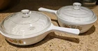 Vintage Corning Ware Spice of Life P-81-B & P-83-B Dishes With Pyrex Lids. EUC
