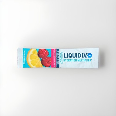 Liquid IV Hydration Multiplier Sugar Raspberry Lemonade Sample Packet