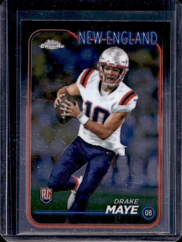 2024 Topps Chrome Drake Maye RC Rookie #203 Patriots