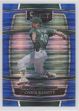 2022 Panini Select Concourse Blue Pulsar Prizm 9/9 Chris Bassitt #55 l5e